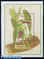 Sao Tome/Principe 2002 Orchids S/s, Mint NH, Nature - Flowers & Plants - Orchids - Sao Tome And Principe