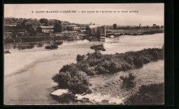 CPA Saint-Martin-d`Ardèche, Les Bords De L`Ardèche Et Le Vieux Moulin  - Other & Unclassified