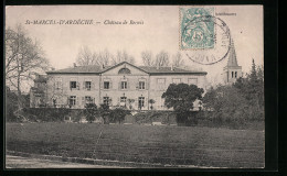CPA Saint-Marcel-D`Ardeche, Chateau De Bernis  - Autres & Non Classés