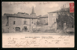 CPA Saint-Marcel-D`Ardeche, Portail Du Rhone  - Other & Unclassified