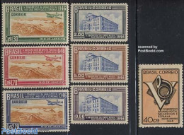 Brazil 1946 UPAE 7v, Mint NH, Transport - U.P.A.E. - Aircraft & Aviation - Unused Stamps