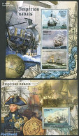 Guinea Bissau 2011 Sailing Ships 2 S/s, Mint NH, Transport - Ships And Boats - Bateaux