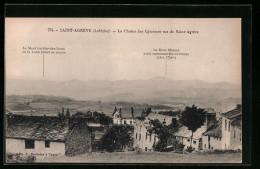 CPA Saint-Agrève, La Chaine Des Cèvennes  - Saint Agrève