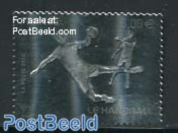 France 2012 Handball 1v, Silver Stamp, Mint NH, Sport - Various - Handball - Sport (other And Mixed) - Other Material .. - Neufs