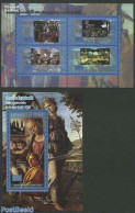 Guinea, Republic 2010 Botticelli Paintings 2 S/s, Mint NH, Art - Paintings - Other & Unclassified