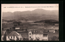 CPA Saint-Agrève, Chaine Des Cèvennes Et Point Culminant, Mont Mèzeno  - Saint Agrève