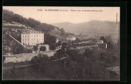 CPA Saint-Fèlicien, Villas Sur La Route D`Annonay  - Annonay