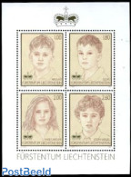 Liechtenstein 2011 Princes & Princess 4v M/s, Mint NH, History - Kings & Queens (Royalty) - Unused Stamps