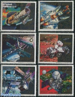 Guinea, Republic 1988 Space 6v, Mint NH, Transport - Space Exploration - Autres & Non Classés