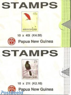 Papua New Guinea 1993 Paradise Birds 2 Booklets, Mint NH, Nature - Birds - Stamp Booklets - Ohne Zuordnung