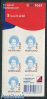 Netherlands 2002 Beatrix 5x0.40 Foil Sheet With PTT Logo, Mint NH - Neufs