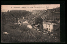 CPA Vernoux-Le Beley, Pont Du Moulin Et Le Moulin  - Vernoux