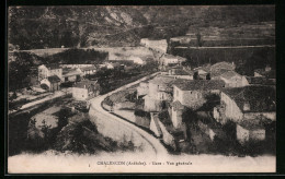 CPA Chalencon, Gare-Vue Gènèrale  - Other & Unclassified