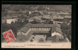 CPA Le Cheylard, Vue D`ensemble Des Ecoles  - Le Cheylard