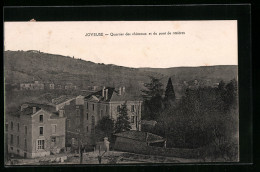 CPA Joyeuse, Quartier Des Chateaux Et Du Pont De Rosières  - Joyeuse