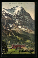 AK Grindelwald, Hotel Bär Und Der Eiger  - Grindelwald
