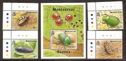 MONTSERRAT 1994●Insects Beetles●●Käfer MNH - Montserrat