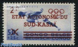 Congo (Kinshasa) 1961 2F On 50c, Stamp Out Of Set, Mint NH, Sport - Olympic Games - Autres & Non Classés