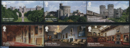 Great Britain 2017 Windsor Castle 6v (2x[::]), Mint NH, History - Europa (cept) - Art - Castles & Fortifications - Nuovi
