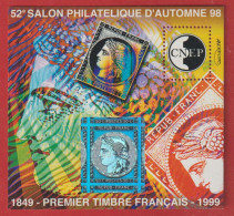 FRANCE COTE 12€ CNEP N° 28 - 1998 SALON PHILATELIQUE D' AUTOMNE PARIS BLOC NEUF ** - CNEP