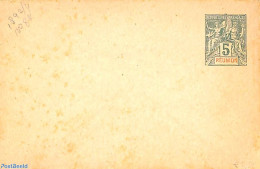 Reunion 1892 Envelope 5c, Unused Postal Stationary - Autres & Non Classés
