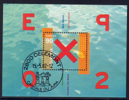 Suisse // Switzerland // 2000-2009 // 2002 //  Expo 02 Bloc Spécial, Arteplage Du Jura Oblitéré No. 1053 - Gebraucht