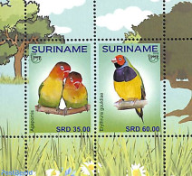 Suriname, Republic 2018 UPAEP, Birds S/s, Mint NH, Nature - Birds - Parrots - U.P.A.E. - Surinam
