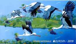 Moldova 2019 Europa, Birds Booklet, Mint NH, History - Nature - Europa (cept) - Birds - Stamp Booklets - Unclassified