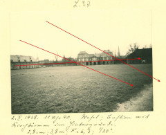 Orig. Foto 1938 Blick Auf Die Bastion In Wesel, Bastion Mit Kirchtürmen Im Hintergrund - Wesel