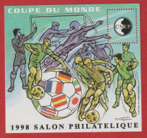 FRANCE COTE 12€ CNEP N° 26 - 1998 SALON PHILATELIQUE DE LYON COUPE DU MONDE DE FOOTBALL BLOC NEUF ** - CNEP