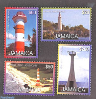 Jamaica 2012 Lighthouses 4v (with Year 2012 In Border), Mint NH, Various - Lighthouses & Safety At Sea - Lighthouses