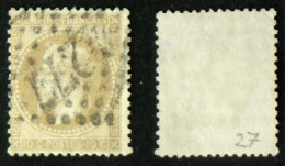 N° 28B 10c NAPOLEON LAURE TB Cote 8€ - 1863-1870 Napoleon III Gelauwerd