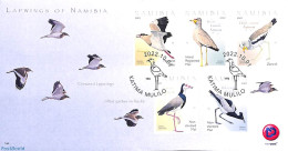 Namibia 2022 Lapwings 5v, Mint NH, Nature - Birds - Namibië (1990- ...)
