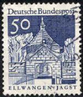 RFA Poste Obl Yv: 394 Mi:495 Schloßtor Ellwangen Jagst (cachet Rond) - Used Stamps