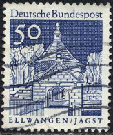 RFA Poste Obl Yv: 394 Mi:495 Schloßtor Ellwangen Jagst (Lign.Ondulées) - Used Stamps