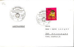 RFA Poste Obl Yv: 373/374 Congrès Des FIP (TB Cachet à Date) Fdc München 24-9-66 - 1961-1970