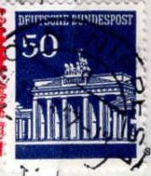 RFA Poste Obl Yv: 371 Mi:509 Brandenburgertor Berlin (TB Cachet Rond) - Gebruikt
