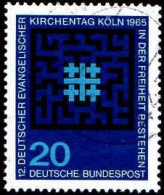 RFA Poste Obl Yv: 347 Mi:480 Deutscher Evangelischer Kirchentag Köln (Beau Cachet Rond) - Used Stamps