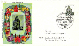 RFA Poste Obl Yv: 327A Mi:460 Soest Westfalen Osthofentor (TB Cachet à Date) Fdc Bonn 29-5-65 - 1961-1970