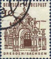 RFA Poste Obl Yv: 322 Mi:454 Pavillon Des Remparts Dresden (cachet Rond) - Gebraucht