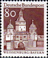 RFA Poste N** Yv: 397 Mi:498 Ellinger Tor Weissenburg Bayern - Unused Stamps