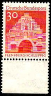 RFA Poste N** Yv: 386 Mi:493 Nordertor Flensburg Schleswig Bord De Feuille - Unused Stamps