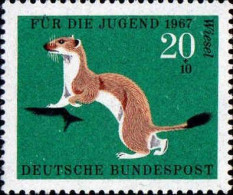 RFA Poste N** Yv: 388 Mi:530 Für Die Jugend Wiesel - Unused Stamps