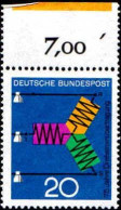 RFA Poste N** Yv: 378 Mi:521 75 Jahre Drehstromübertragung Bord De Feuille - Unused Stamps