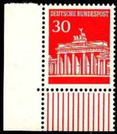 RFA Poste N** Yv: 370 Mi:508 Brandenburgertor Berlin Coin De Feuille - Neufs