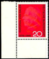 RFA Poste N** Yv: 363 Mi:505 Kardinal Von Galen Coin De Feuille - Unused Stamps