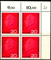 RFA Poste N** Yv: 363 Mi:505 Kardinal Von Galen Bloc De 4 CdF - Unused Stamps