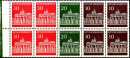 RFA Poste N** Yv: 368+ Mi:H-Blatt 17 Brandenburgertor Berlin 10 Tbres Du Carnet - Unused Stamps