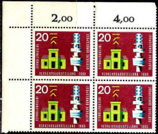 RFA Poste N** Yv: 343 Mi:471 IVA München Tour De Télévision Bloc De 4 CdF - Unused Stamps