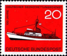 RFA Poste N** Yv: 339 Mi:478 Deutsche Seenotrettungsdients - Ungebraucht